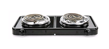 Электроплитка 2-конфорочная  ЭПТ-2МД-2.0/220  черная  ПСКОВА 2