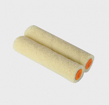 Мини-ролик велюр, d 15 мм, высота ворса 5 мм, ширина 70 мм, бюгель d 6 мм (набор 2шт) /777-1070