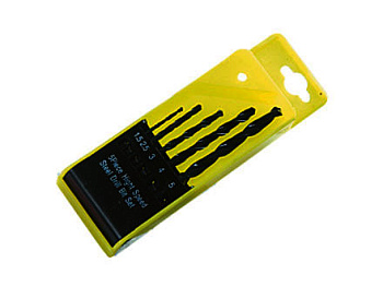 Набор сверел по металлу FIT HSS черненые (1.5-2.5-3-4-5мм) 5шт/33851/33795