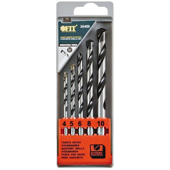Набор сверел по бетону HARDCORE 5шт/130000