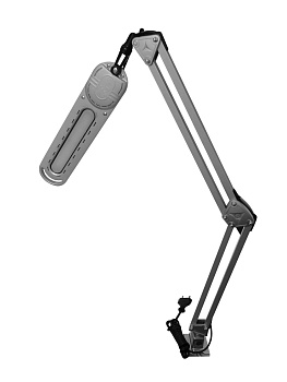 Настольный светильник Феникс LED 9вт НТ2-12  800Лм струбцина серебро