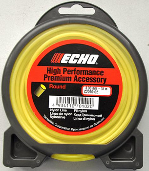 Леска для трим. ECHO 3,0мм*15м (круглый)
