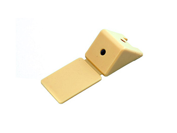 Уголок крепежный с крышкой ПВХ обливной дуб