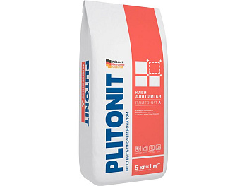 Клей для плитки Plitonit A, для внутренних работ, 5 кг