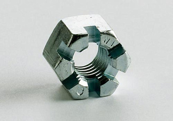 Гайка корончатая DIN 935  М6