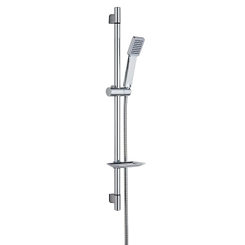 Душевой гарнитур Melodia Luxe Sguare стойка d22 лейка d65мм MSC00103C