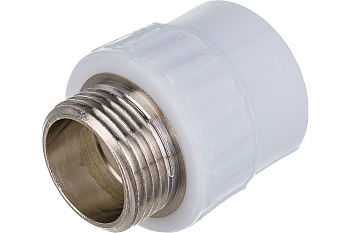 Муфта переходная Н.Р (Valfex) 32*1" под ключ белая