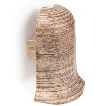 Угол наружный к плинтусу "Riko Leo" (2шт) Дуб моренный (№122)