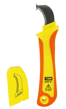 Нож монтерский с пяткой диэлектрический НМИ-01 (TDM)