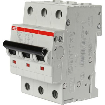 Автомат АВВ  3П  20А S203 6кА/сер.С
