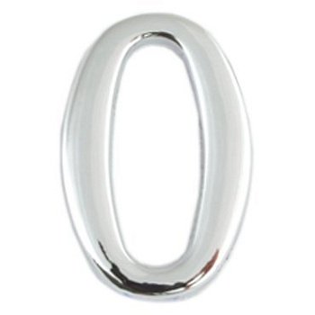 Цифра Apecs "0"  хром  