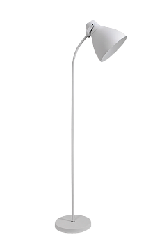 Торшер напольный LOT 8002 белый Lusott 60Вт Е27 220В