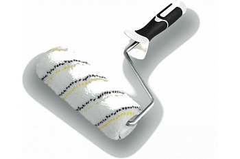 Валик малярный с рукояткой "Микрофибра", ось 6мм, D40мм, 240мм/480-4240