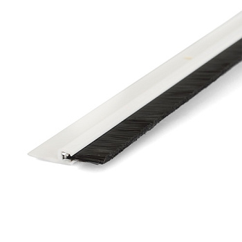 Профиль для дверей 4WALLS щетка 35мм*1м белый 