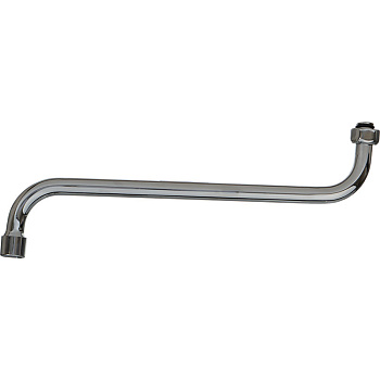 Излив для смесителей круглый S-образный с аэратором русский 30см