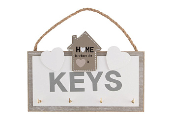 Ключница "Волшебная страна"с подвесом .4 крючка 