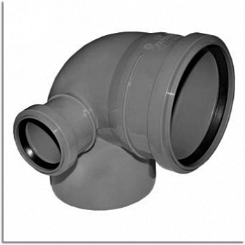 Отвод 110 *90* с выходом 50 правый /60839