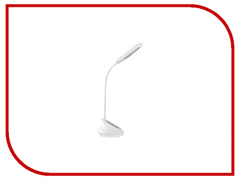 Светильник настол. KD-799 LED RGB 7Вт сенс.вкл-е белый Camelion