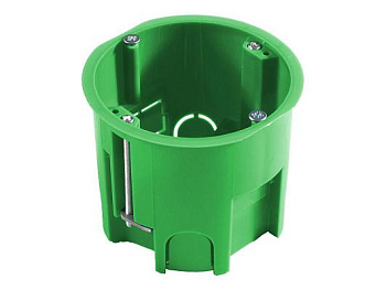 Коробка установочная в гипрок,68х60,с лапками,Hegel