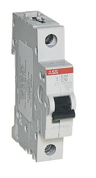Автомат АВВ  1П  10А S201 6кА/сер.С