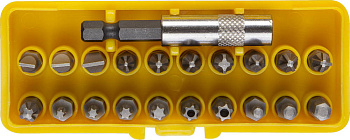 Набор бит STAYER с адаптором, 21шт/2-26087-Н21