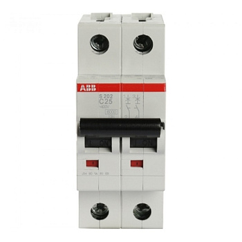 Автомат АВВ  2П  25А S202 6кА/сер.С