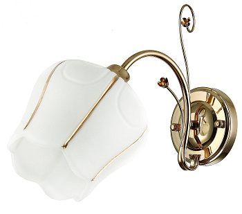 Бра vega 1*Е27*60Вт золото ТС-150-201