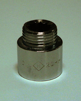 Удлинитель 1/2"х 20 мм ВН  никель/197