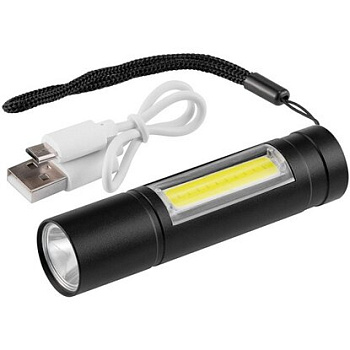 Фонарь ручной AccuPRO600 USB COB 5Вт + LED 5Вт 