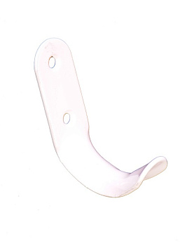 Крючок-вешалка №7 белый