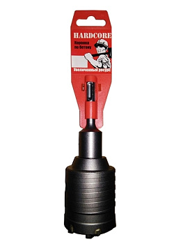 Коронка твердосплавная  по бетону 120 мм в сборе"Hardcore"110120