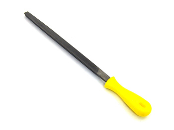 Напильник трехгранный пластмассовая рукоятка, №2, 150мм/40-1-106