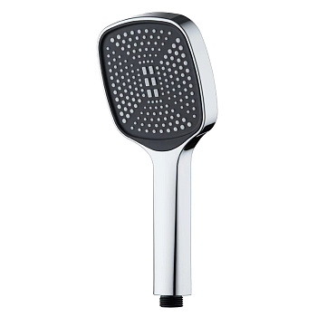 лейка MELODIA LUXE квадрат 1 функция, 105x105мм, хром/черный MKP26118