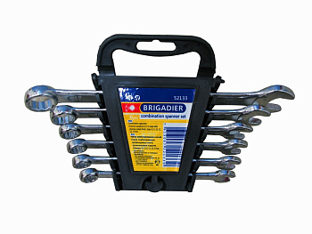Набор ключей комбин. Brigadier 6 шт./ 52133