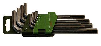 Набор шестигранных ключей 10 шт ДТ(1.5-10)/561101