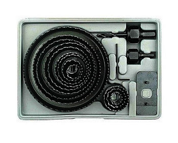 Набор ЗУБР ЭКСПЕРТ Коронки по дереву 19-127 мм 15 предметов/29554-Н15