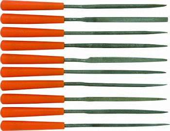 Надфили, 10 шт., 3х140 мм/42155