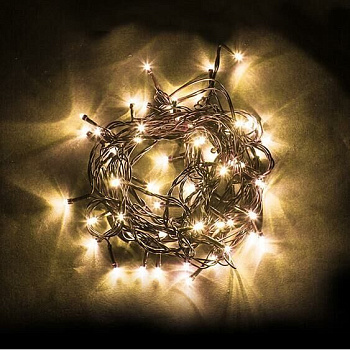 Гирлянда уличная 30м/ 180 LED/IP 44/желто-белый