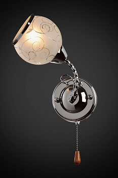 Бра универсал 3-1063-1-CR E14 хром/прозрачный