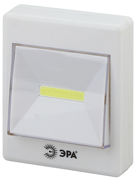 Фонарь ЭРА SB-606 пушлайт кликер cob.3*AAА.белый 