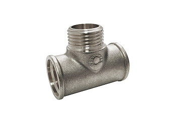 VALFEX тройник никель переходной ВР3/4*НР1/2*ВР1/2