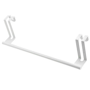 Вешалка-перекладина на дверь, 27,5х6,5х7см, металлическая, окрашенная, белый