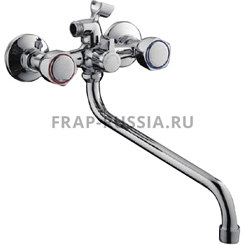 Смеситель  для ванны Frap F2209-2 хром, латунь, керамическая кран-букса