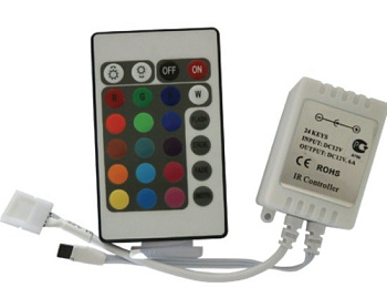 Контроллер RGB 80W 12V 6A с инфрокрасным пультом управления***