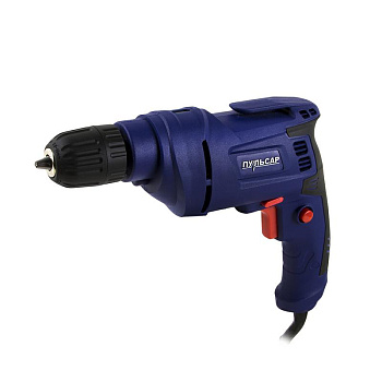 Дрель безударная ПУЛЬСАР ДЭ 450 (450Вт, БЗП 10 мм, 1,35 кг)/792-179