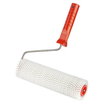 Валик игольчатый для наливных полов с ручкой, 240 мм /81101