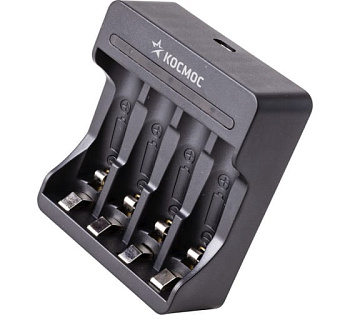 Зарядное устройство KOC903USB 1/4 шт AA/AAA (1800mA) от 2-х часов, кабель USB