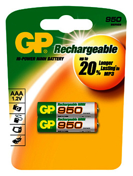 Аккумулятор GP 1000 mA 1,2V R03
