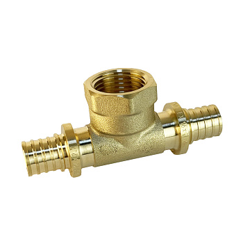 Тройник надвижной с переходом на вн.р. 16(2,2) х 1/2" х 16(2,2) (VALFEX)