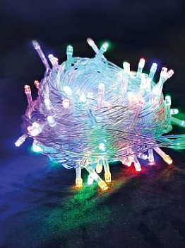 Гирлянда-нить Космос 30LED разноцв 3м прозр.провод